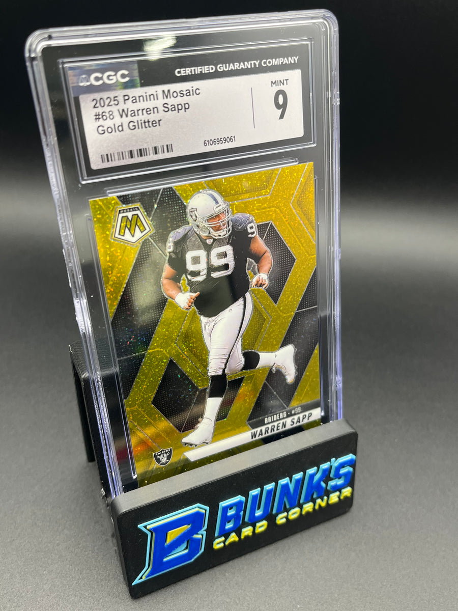 2025 Warren Sapp Gold Glitter CGC 9 3/5