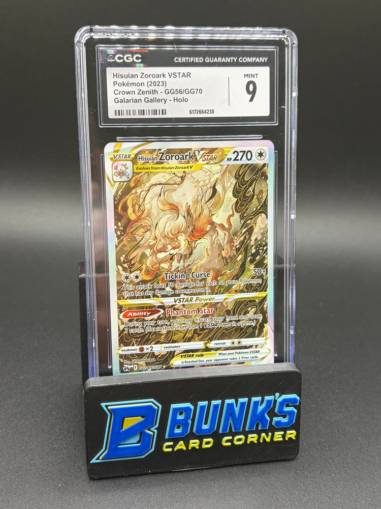 Hisuian Zoroark VSTAR Galarian Gallery Holo CGC 9