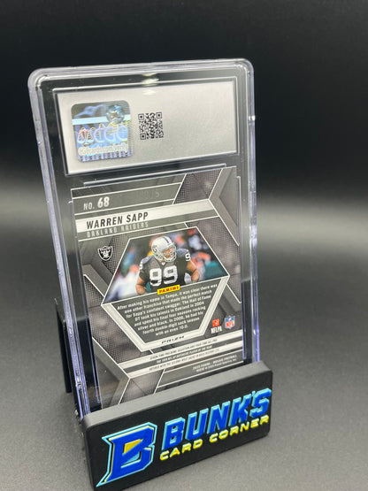 2025 Warren Sapp Gold Glitter CGC 9 3/5