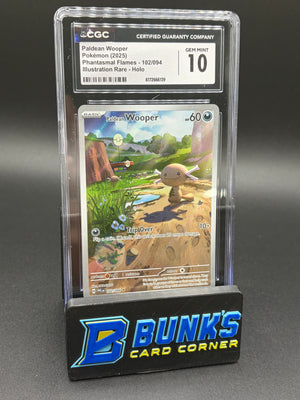 Paldean Wooper Illustration Rare Holo CGC 10