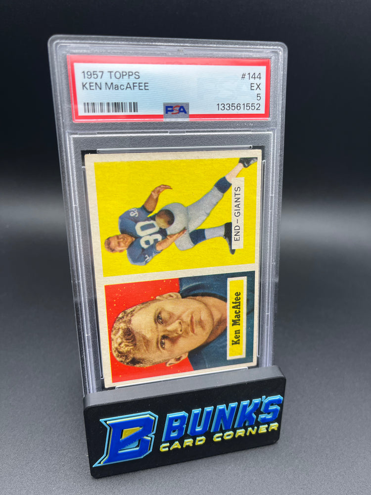 1957 Ken MacAfee Topps PSA 5