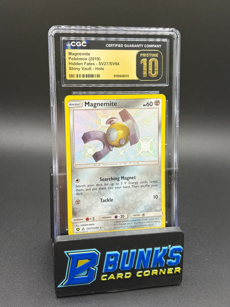 Magnemite Shiny Vault Holo CGC Pristine 10