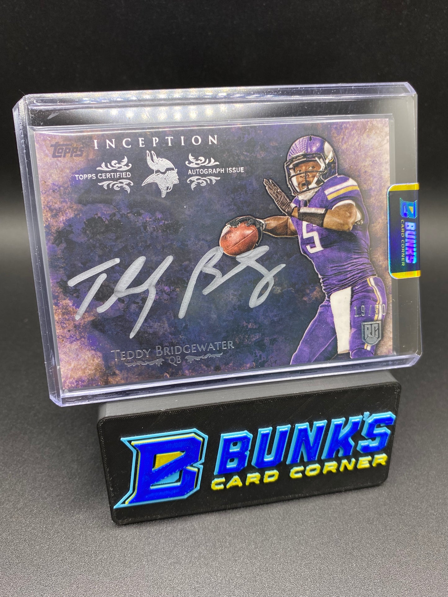 2014 Teddy Bridgewater Auto Inception 19/50