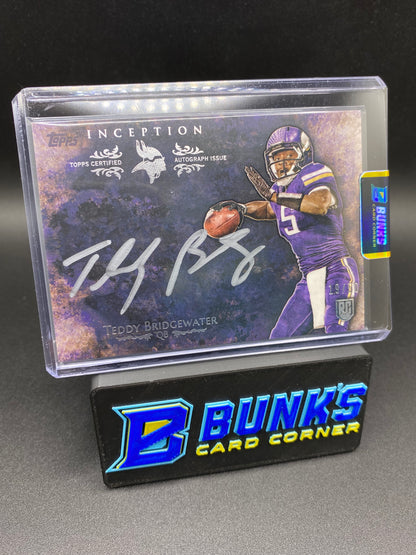 2014 Teddy Bridgewater Auto Inception 19/50