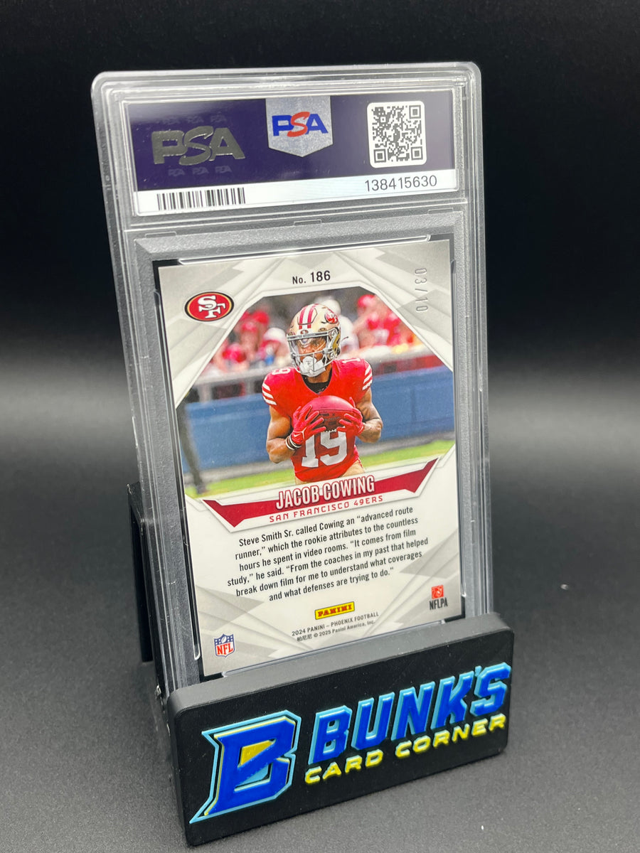 2024 Jacob Cowing Colorburst PSA 9 RC 3/10