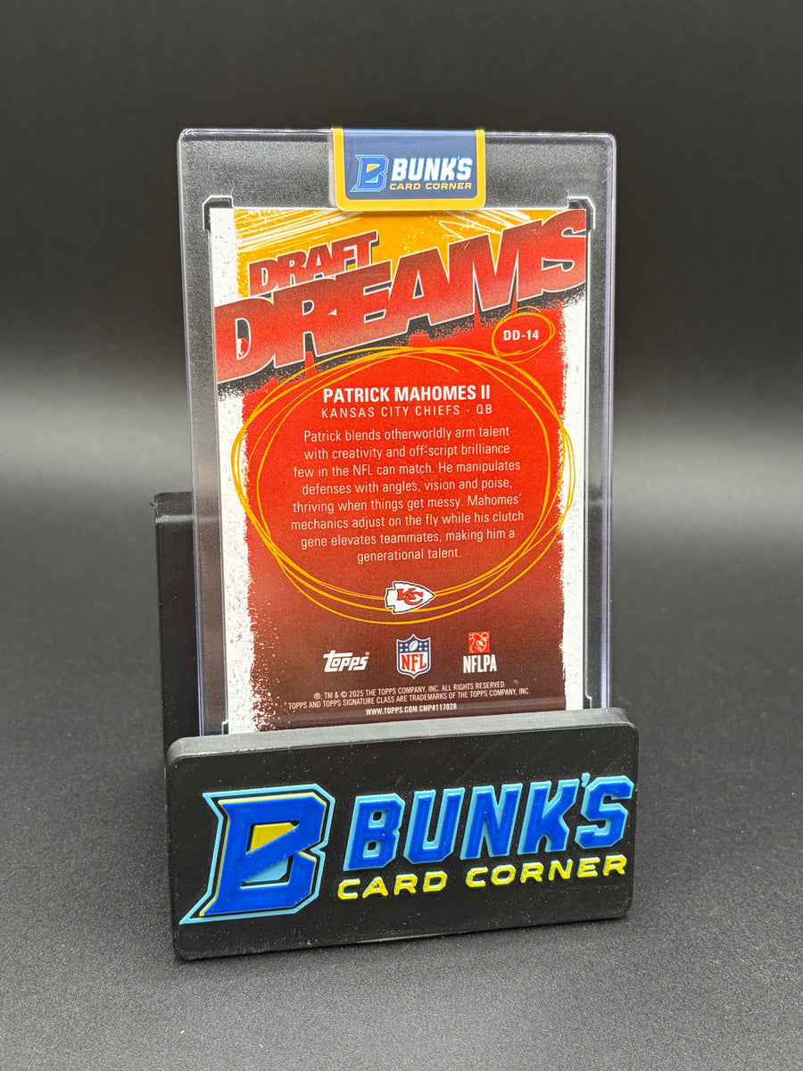 2025 Patrick Mahomes II Draft Dreams Topps