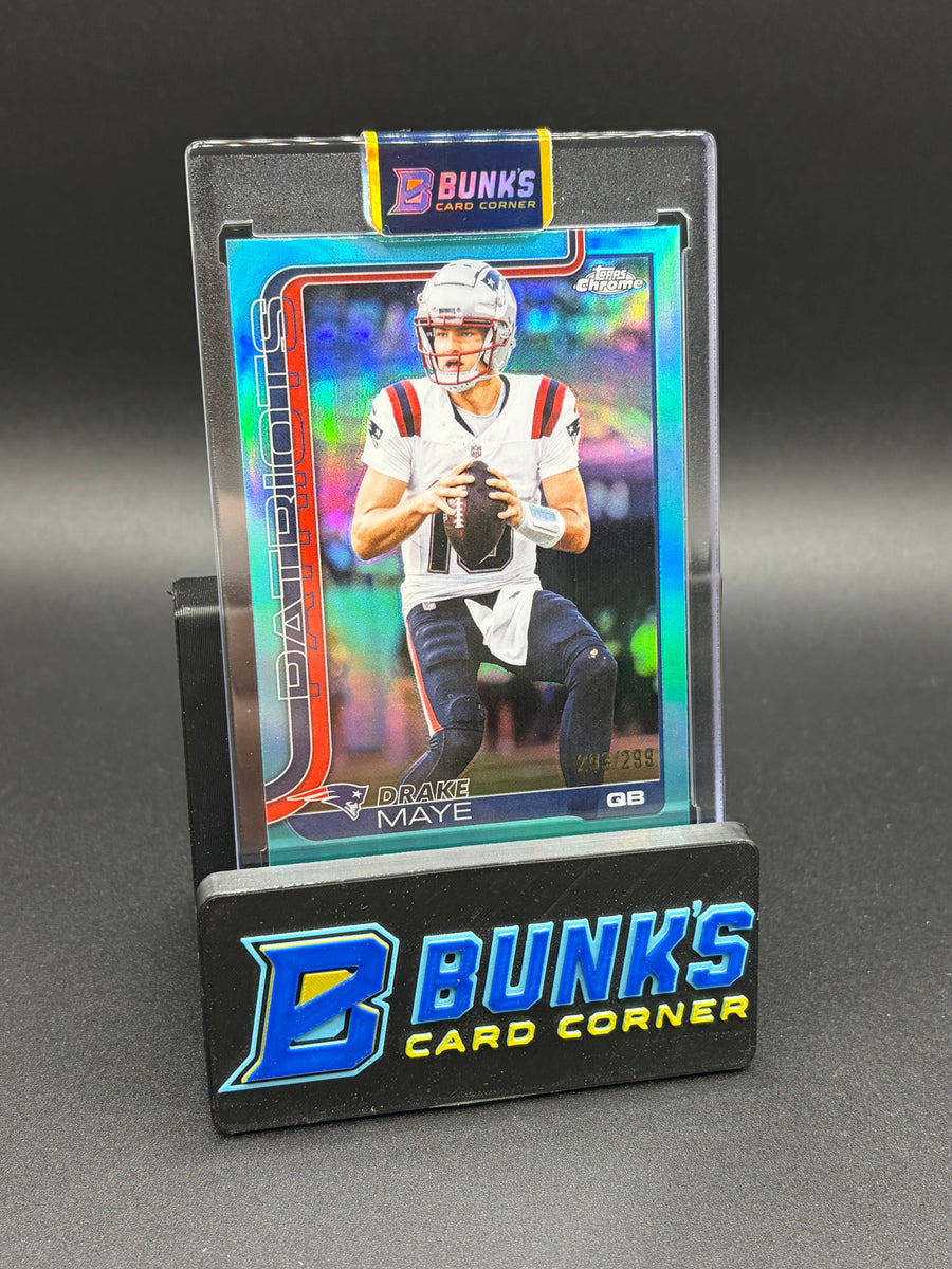 2025 Drake Maye Topps Aqua Refractor 293/299