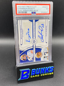 2022 Kenny Pickett/Dan Marino Dual Sig Blue PSA 7 1/15