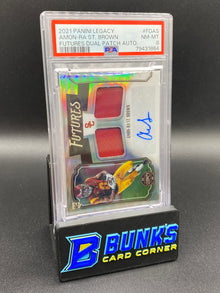 2021 Amon-Ra St. Brown Futures Dual Patch Auto. PSA 8 67/299
