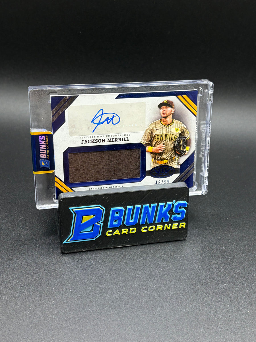2025 Jackson Merrill Auto Jumbo Relic Patch Auto 46/99