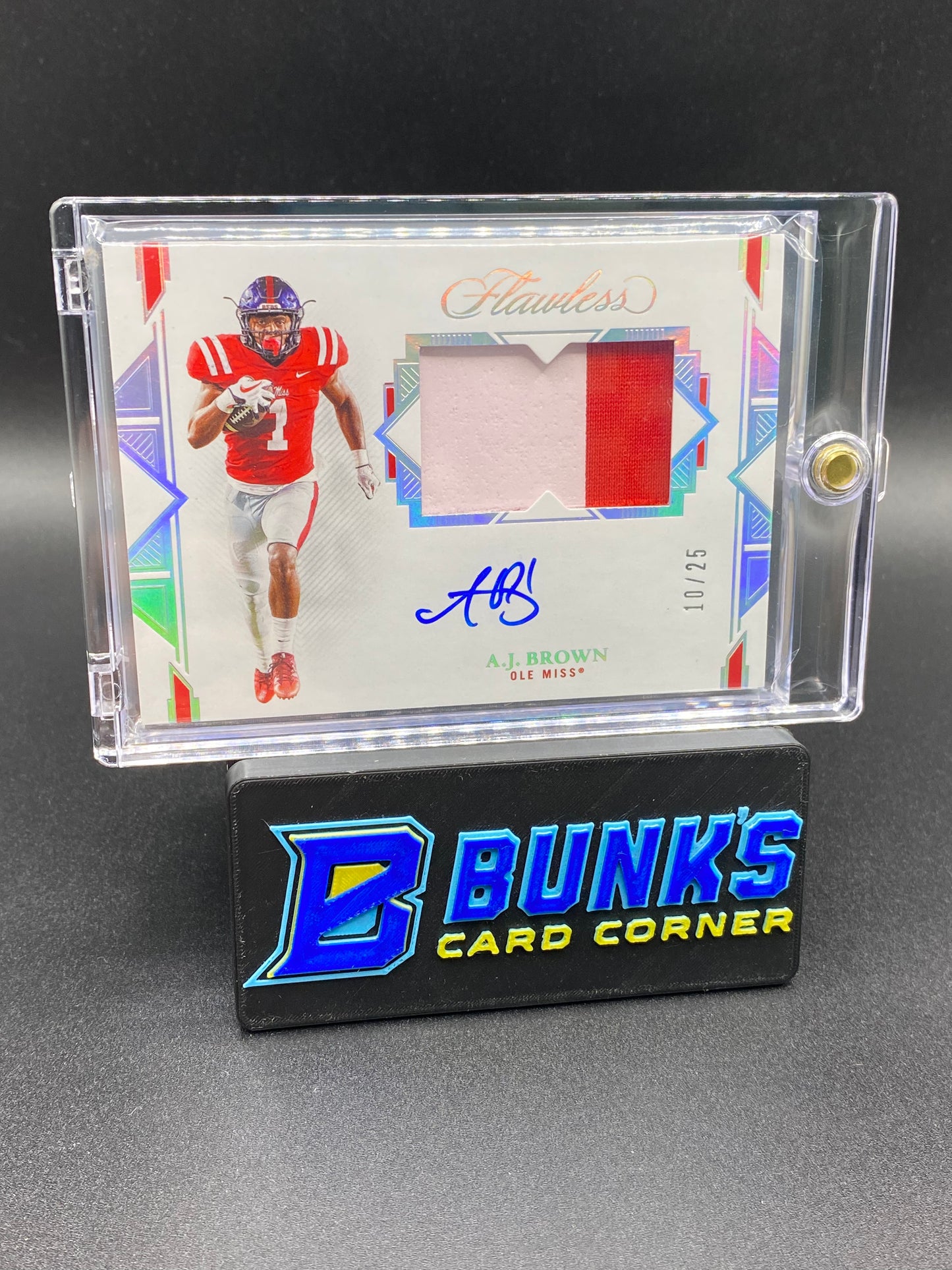 2022 AJ Brown Flawless 10/25 Patch Auto