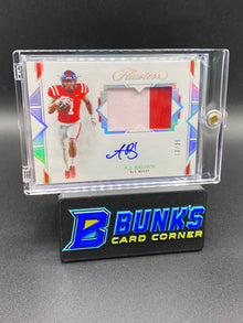 2022 AJ Brown Flawless 10/25 Patch Auto