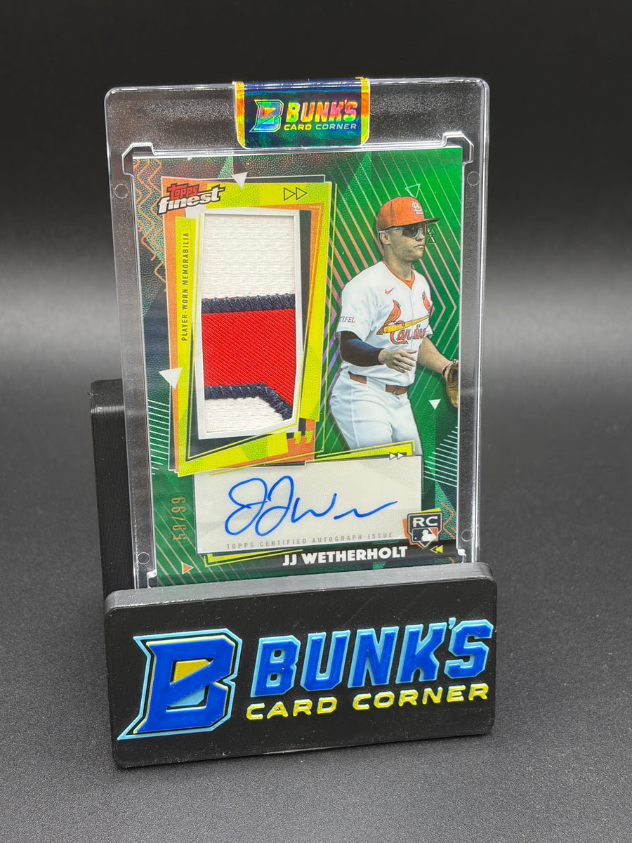 2026 JJ Wetherholt Finest Rookie Auto Relic RC 59/99