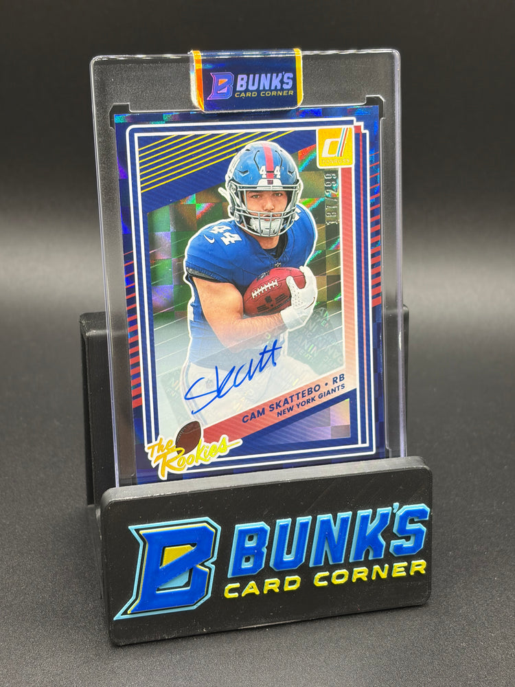 2025 Cam Skattebo Donruss Rookie Auto 187/299