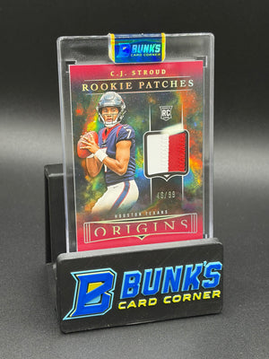 2023 CJ Stroud Origins Patch RC 46/99