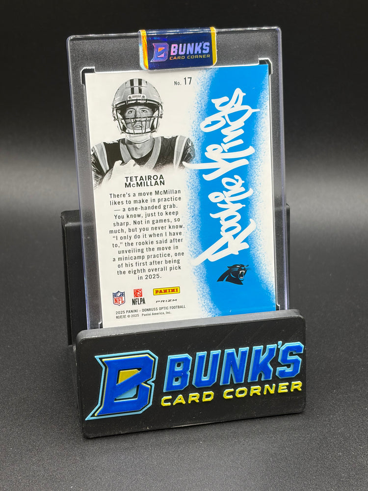 2025 Tetairoa McMillan Donruss Optic Rookie Kings RC