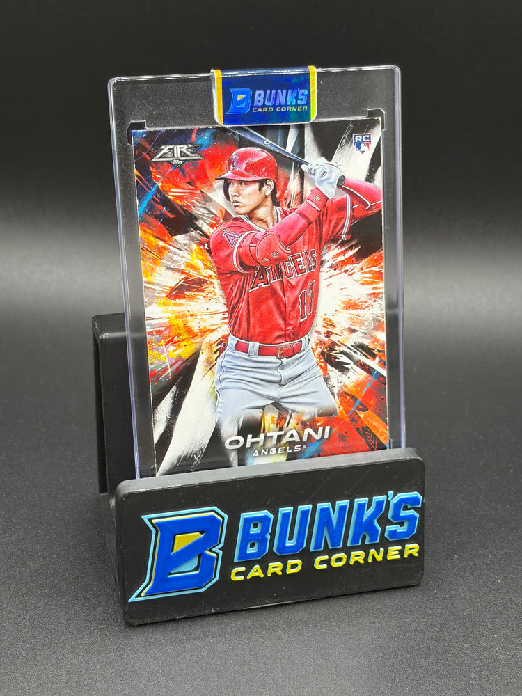 2018 Shohei Ohtani Topps Fire RC - Damaged
