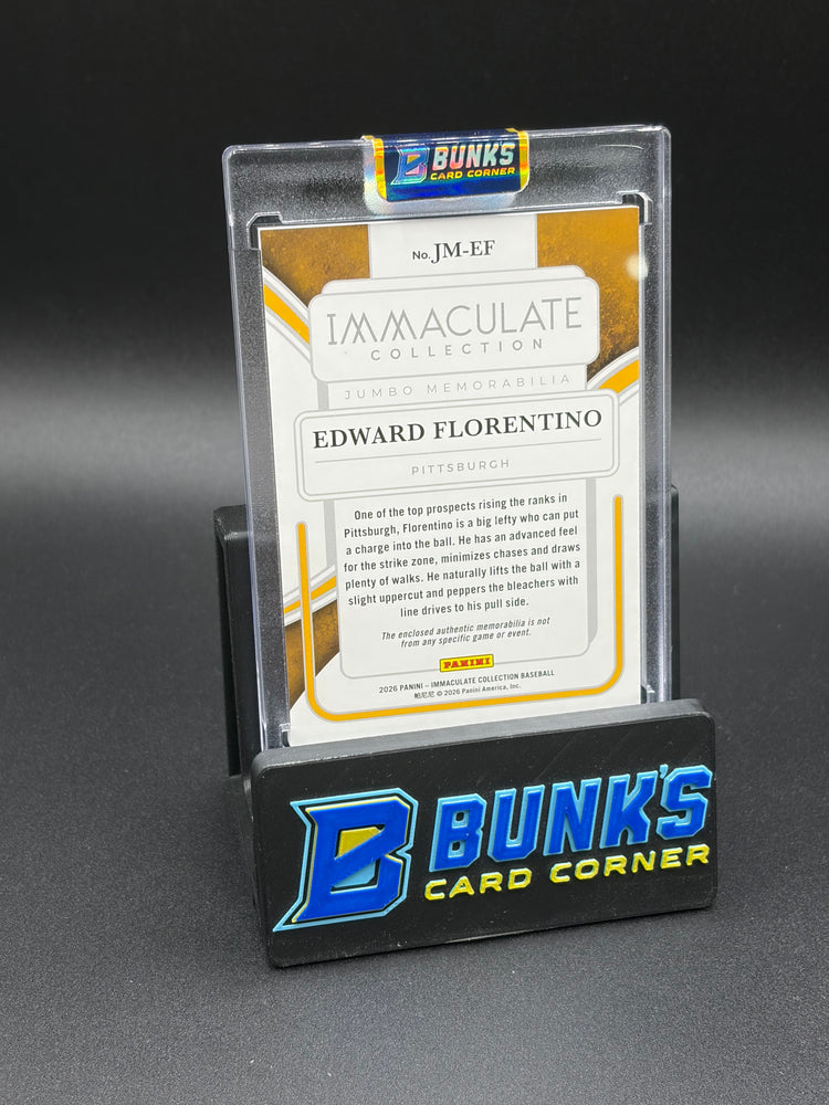 2026 Edward Florentino Immaculate Collect Letter Patch 5/10