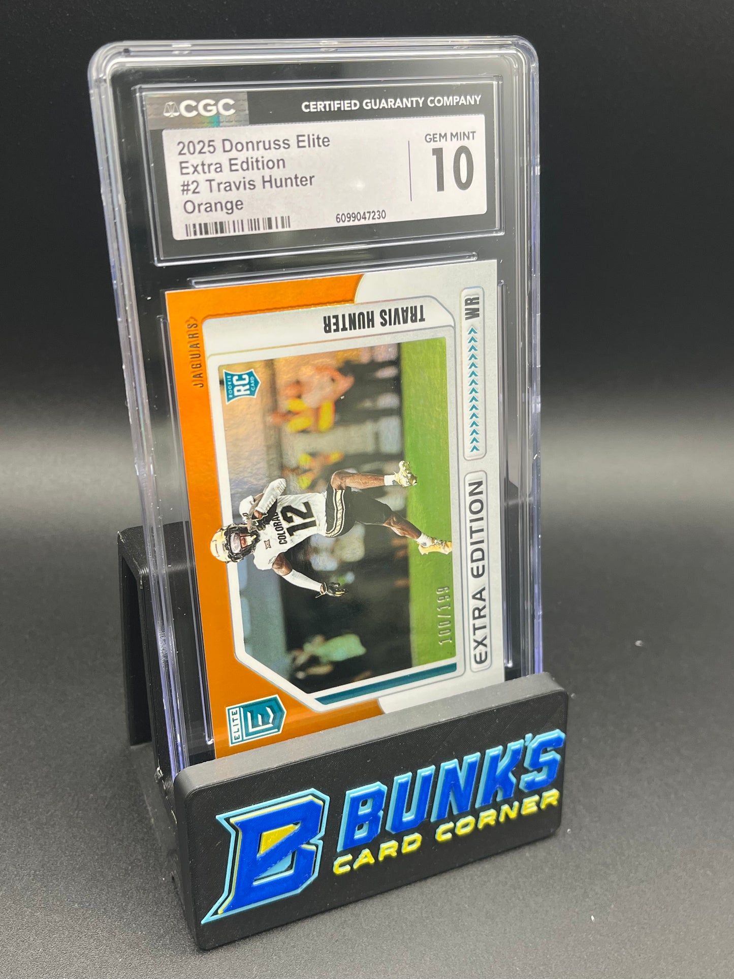 2025 Travis Hunter Orange Extra Edition CGC 10 RC 100/199