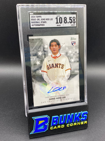 2024 Jung Hoo Lee Baseball Stars Auto SGC 10/8.5