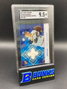 2002 Nolan Ryan Pristine Portions Material 895/1000 SGC 9.5