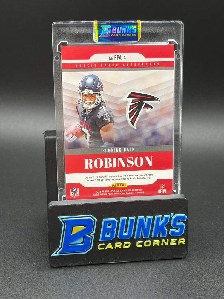 2023 Bijan Robinson Auto Patch Plates and Patches 8/25 RC