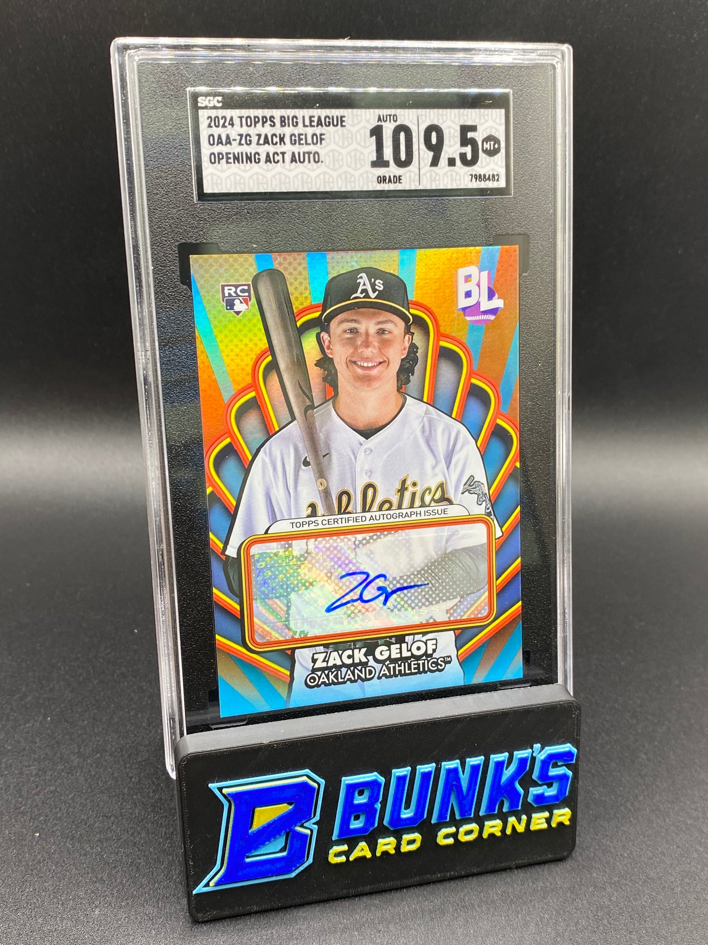 2024 Zack Gelof Opening Act Auto. SGC 10/9.5