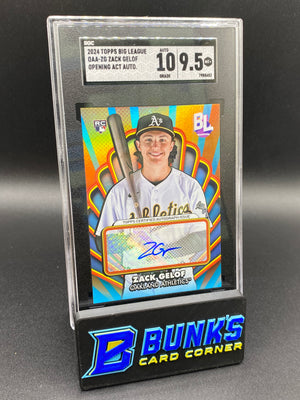 2024 Zack Gelof Opening Act Auto. SGC 10/9.5