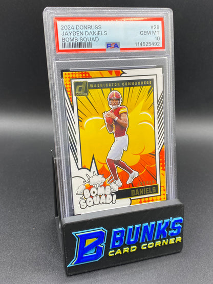 2024 Jayden Daniels B Squad PSA 10