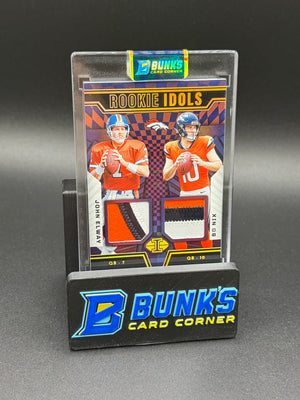 2024 John Elway & Bo Nix Illusions Idol Patch RC 13/25