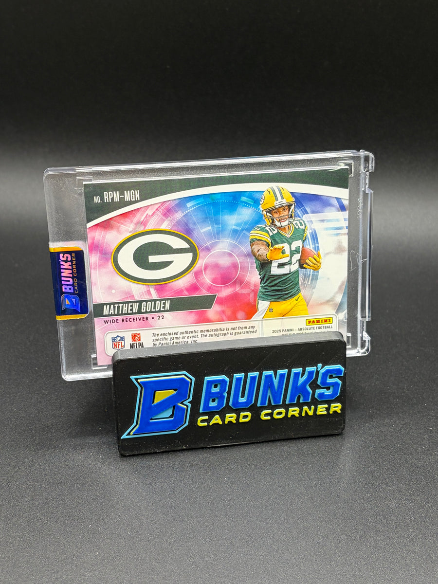 2025 Matthew Golden Laundry Tag Auto Patch RC 53/99