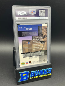 2002 Tom Brady Top 10 Upper Deck PSA 8