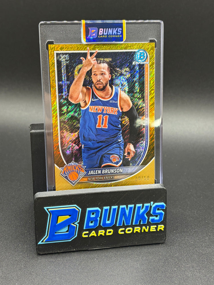 2025 Jalen Brunson Gold Shimmer 28/50