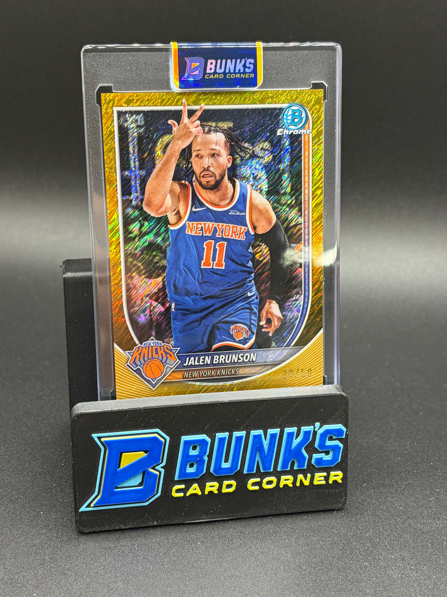 2025 Jalen Brunson Gold Shimmer 28/50