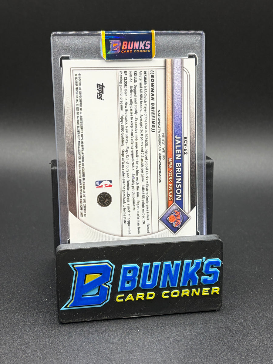 2025 Jalen Brunson Gold Shimmer 28/50