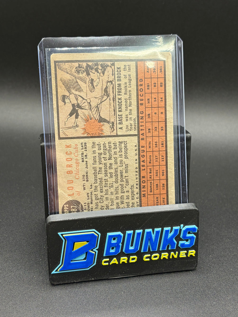 1962 Lou Brock HOF RC