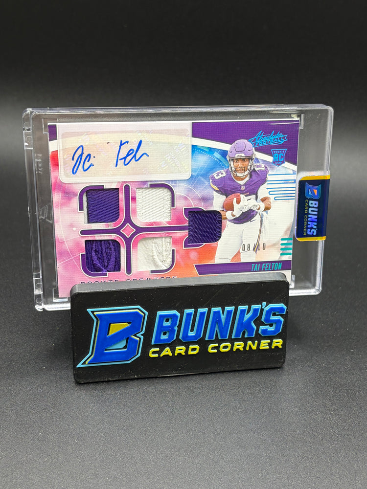 2025 Tai Felton Absolute Rookie Premiere Auto Patch 8/10