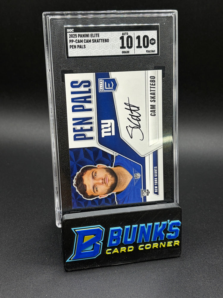 2025 Cam Skattebo Pen Pals SGC 10 Auto 10 RC