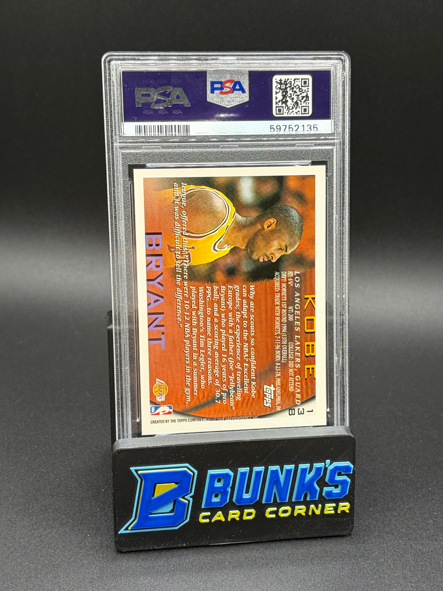 1996 Kobe Bryant Rookie PSA 9
