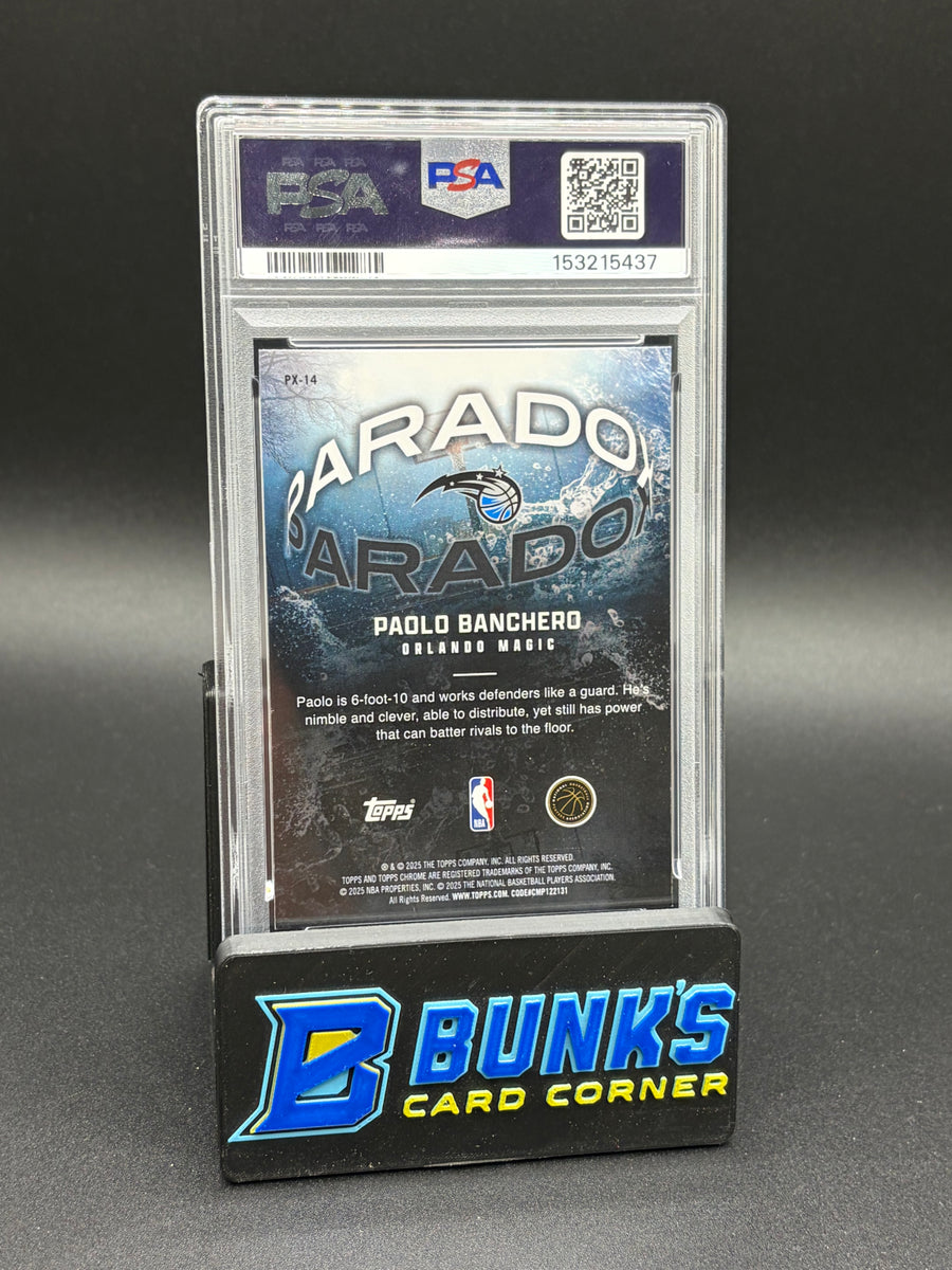 2025 Paolo Banchero Paradox PSA 9
