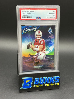 2025 Drake Maye Genies Phoenix PSA 10
