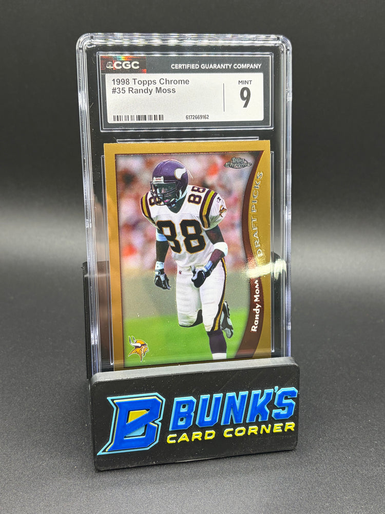 1998 Randy Moss Topps Chrome CGC 9 RC