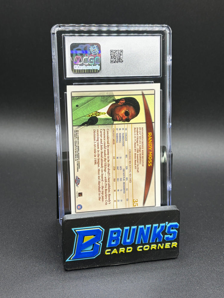 1998 Randy Moss Topps Chrome CGC 9 RC