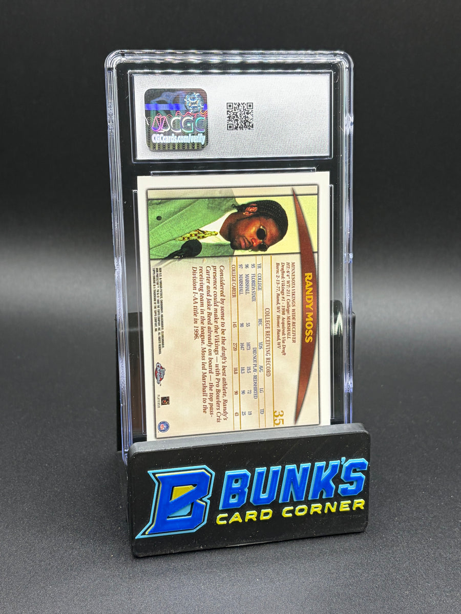 1998 Randy Moss Topps Chrome CGC 9 RC