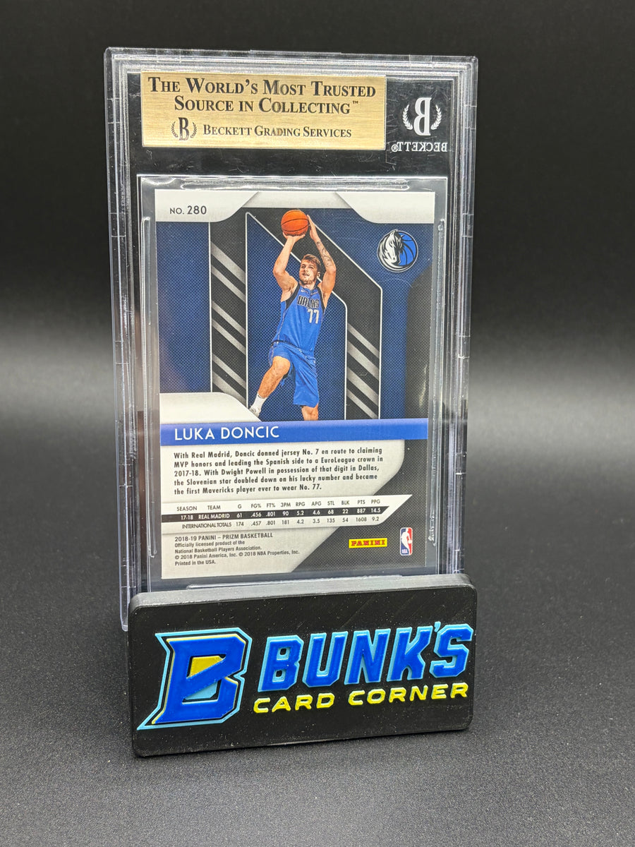 2018-19 Luka Doncic Panini Prizm Beckett 9.5