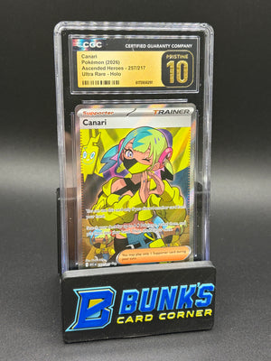 Canari Ultra Rare Holo CGC Pristine 10