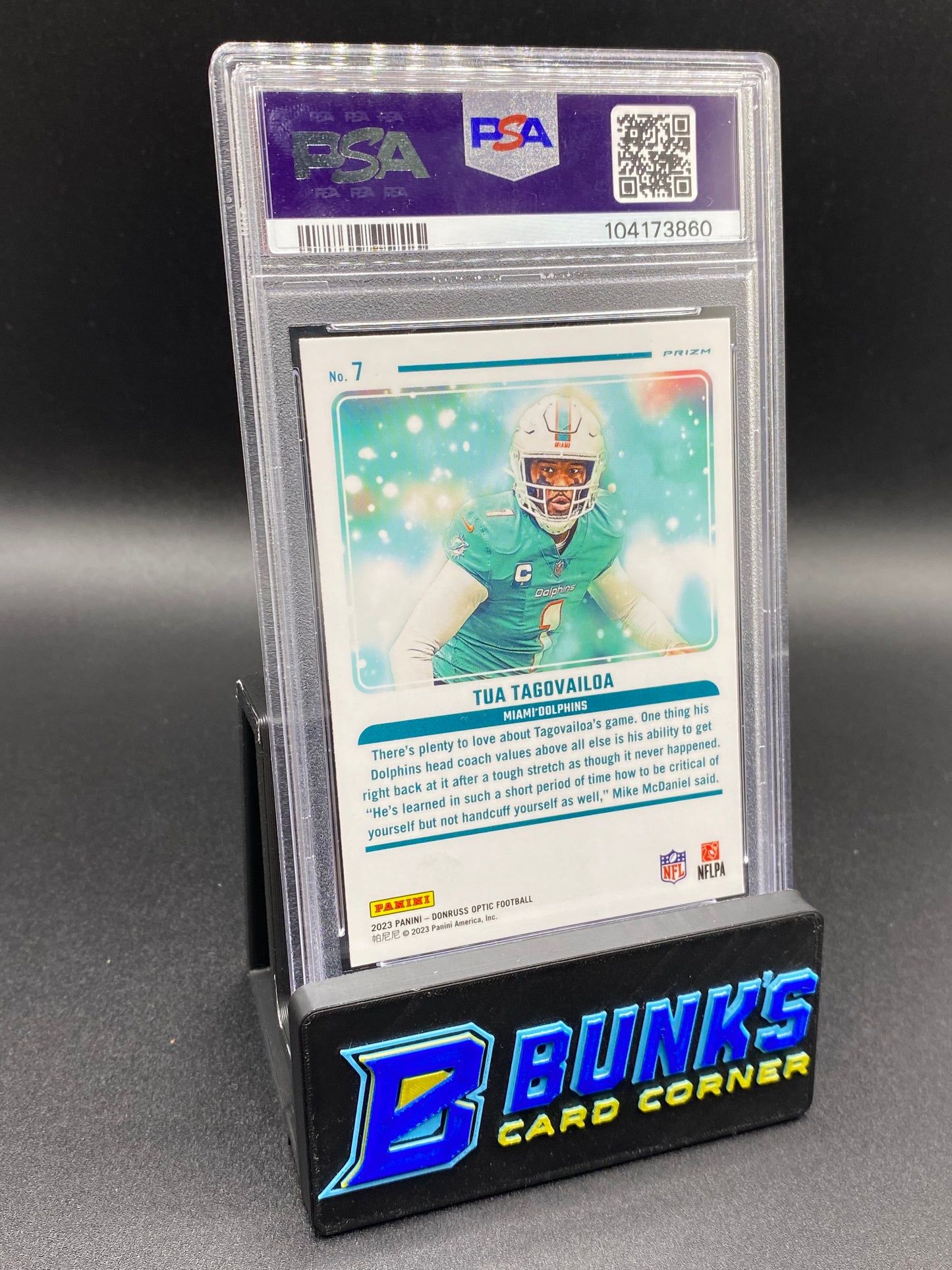 2023 Tua Tagovailoa Mythical PSA 9