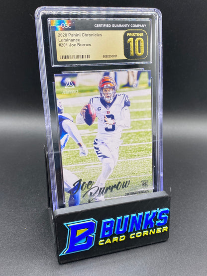 2020 Joe Burrow Luminance CGC PRISTINE 10 RC