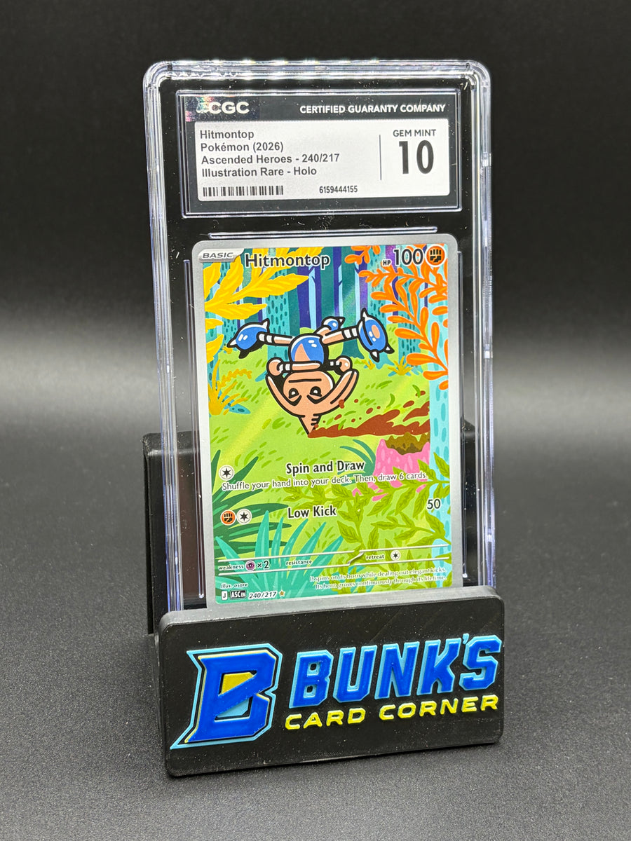 Hitmontop Illustration Rare Holo CGC 10