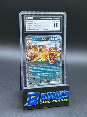 Charizard ex Holo CGC 10